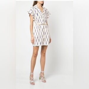 Zimmermann Moonshine Ivory & Blue Rope Dress💋